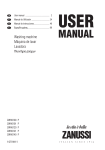 Zanussi ZWH6100 P User's Manual