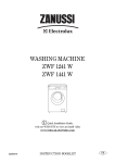 Zanussi ZWF 1241 W Instruction Manual