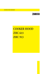 Zanussi ZHC 613 Instruction Manual