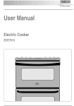 Zanussi ZCE7610 User's Manual