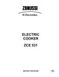 Zanussi ZCE 531 GB Instruction Manual