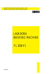 Zanussi V1 User's Manual