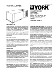 York Sunline 2000 User's Manual