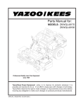 Yazoo/Kees ZKWQL48190 User's Manual
