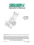 Yard-Man 5KL User's Manual
