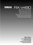 Yamaha RX-V480 Owner's Manual