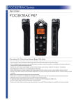 Yamaha POCKETRAK PR7 Data Sheet