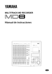 Yamaha Microcassette Recorder Multitrack MD Recorder User's Manual