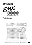 Yamaha EMX3000 User's Manual