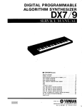 Yamaha dx7/9 User's Manual