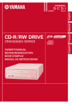 Yamaha CRW3200SX User's Manual