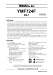 Yamaha YMF724F User's Manual