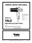 Yale Series Y80 User's Manual