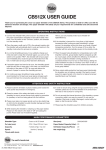 Yale CB512X User's Manual