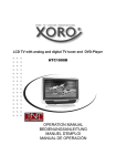 Xoro HTC1900D User's Manual