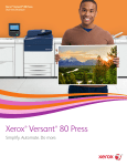 Xerox Versant 80 Press Brochure