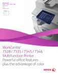 Xerox TV2802UK User's Manual