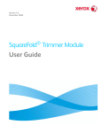 Xerox Trimmer Module SquareFold User's Manual