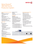 Xerox 1XX Specifications