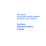 Xerox DocuPrint N2025 User's Manual