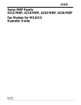 Xerox 4220/MRP User's Manual