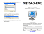 Xenarc 1020TSV User's Manual
