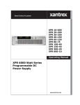 Xantrex XPR 10-600 User's Manual