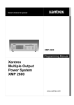 Xantrex XMP 2600 User's Manual