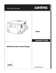 Xantrex RS3000 User's Manual