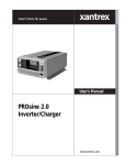 Xantrex PROsine 2.0 User's Manual