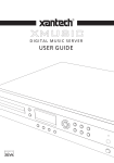 Xantech XMusic User's Manual