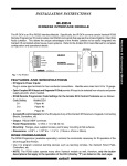 Xantech IR-DC4 User's Manual