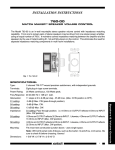 Xantech Speaker 760-00 User's Manual