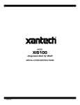 Xantech MP3 User's Manual
