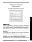 Xantech Door WPK1 User's Manual