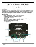 Xantech Door DPC100 User's Manual