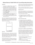 X10 Wireless Technology MS10A User's Manual