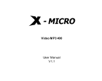 X-Micro 400 User's Manual