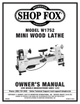 Woodstock W1752 User's Manual