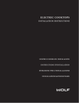 Wolf ICBCT15E User's Manual