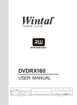 Wintal DVDRX160 User's Manual