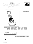 Windsor Lightning 10023000 User's Manual