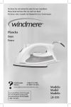 Windmere I-335 User's Manual