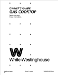 White-Westinghouse 318200659 User's Manual