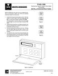 White Rodgers F145-1189 Installation Instructions