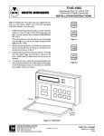 White Rodgers F145-1082 Installation Instructions