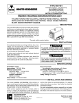 White Rodgers 668-451 User's Manual