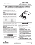 White Rodgers 50A55-3797 Installation Instructions