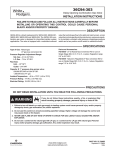 White Rodgers 36C94-303 User's Manual