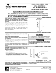 White Rodgers 11D18-1 Installation Instructions